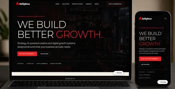 Conversion-focused business website